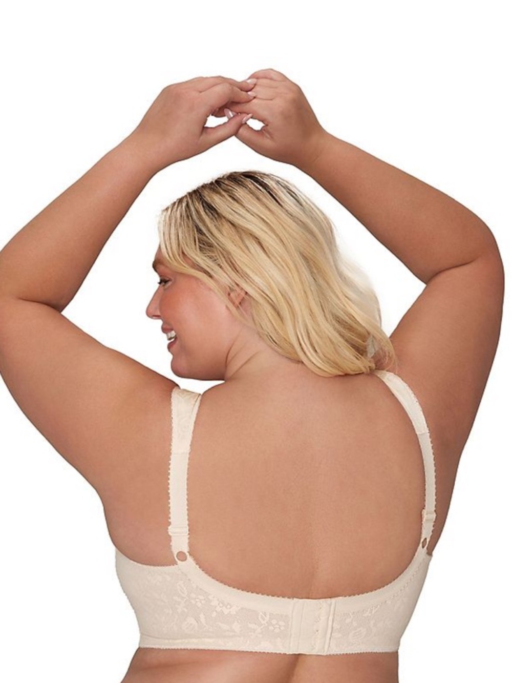playtex 18 hour ultimate shoulder comfort bra 4693 natural beige 42G 40D - Picture 2 of 5